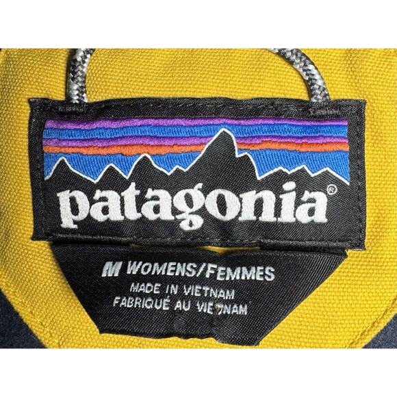 Patagonia Two-Tone Yellow and Navy Vest - Picture 5 of 9